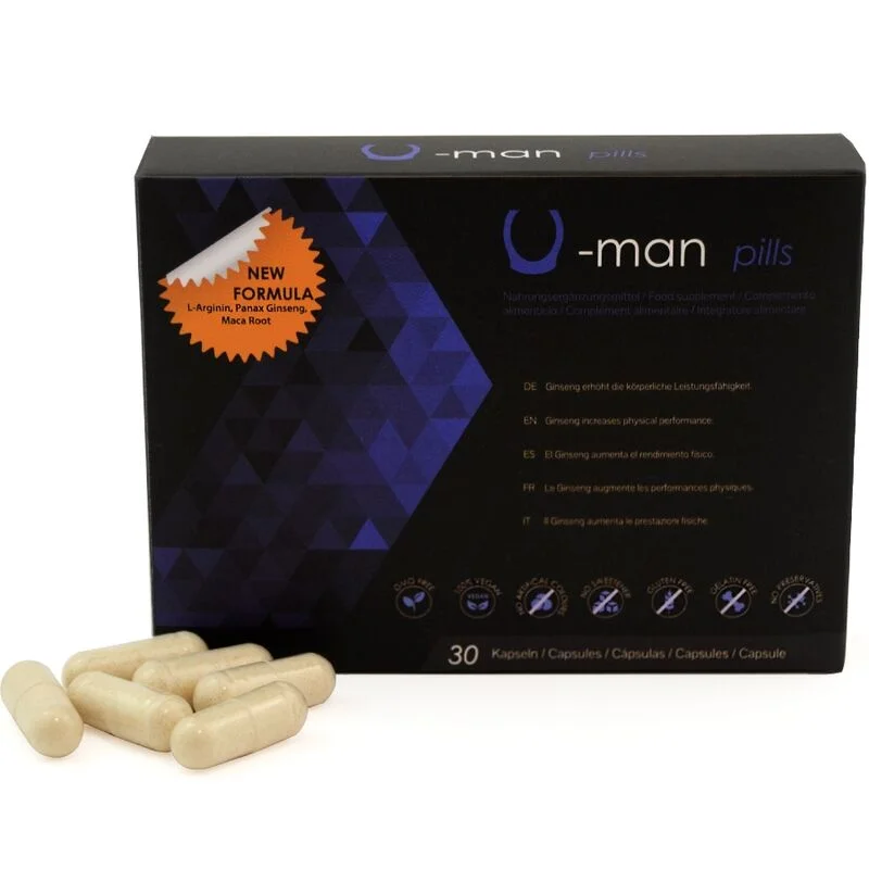 U-man Capsules - Συμπλήρωμα Διατροφής για Ενήλικες - Κάψουλες - 30 Κάψουλες