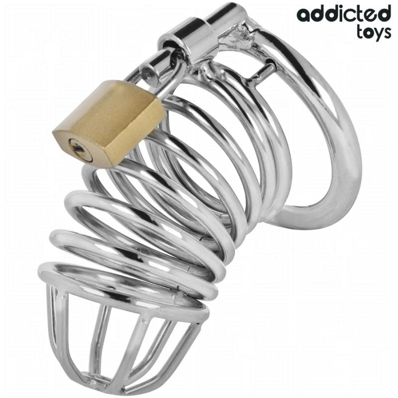 Locked Iron Cell - Μεταλλικό Κλουβί Περιορισμού Πέους - 6,6 Cm