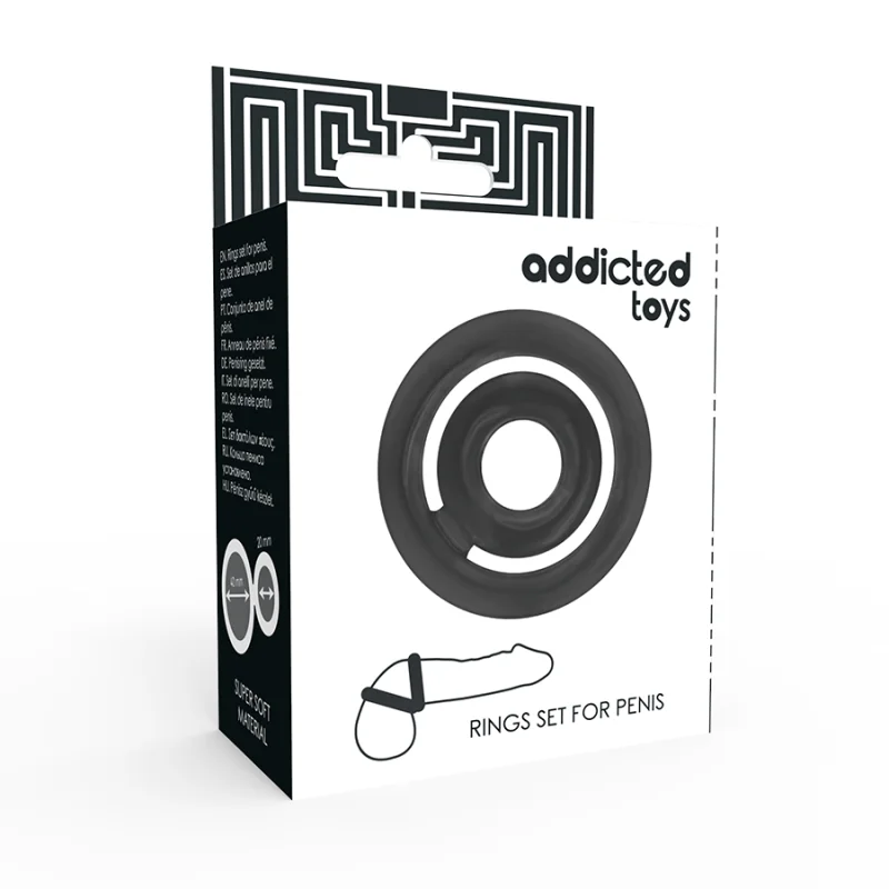 Potenz C-ring - Double Penis Ring - Black product.details.thumbnail 3