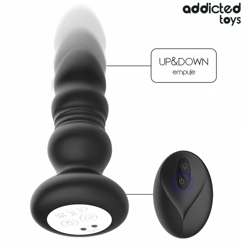 Thrusting Vibrating Anal Plug With Remote - 12 Cm product.details.thumbnail 2