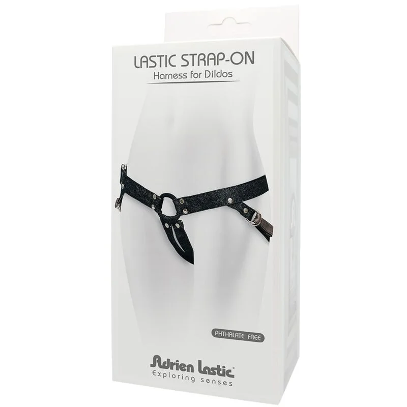 Lastic - 100% Cotton Denim Strap-on Harness With Silicone Ring product.details.thumbnail 4