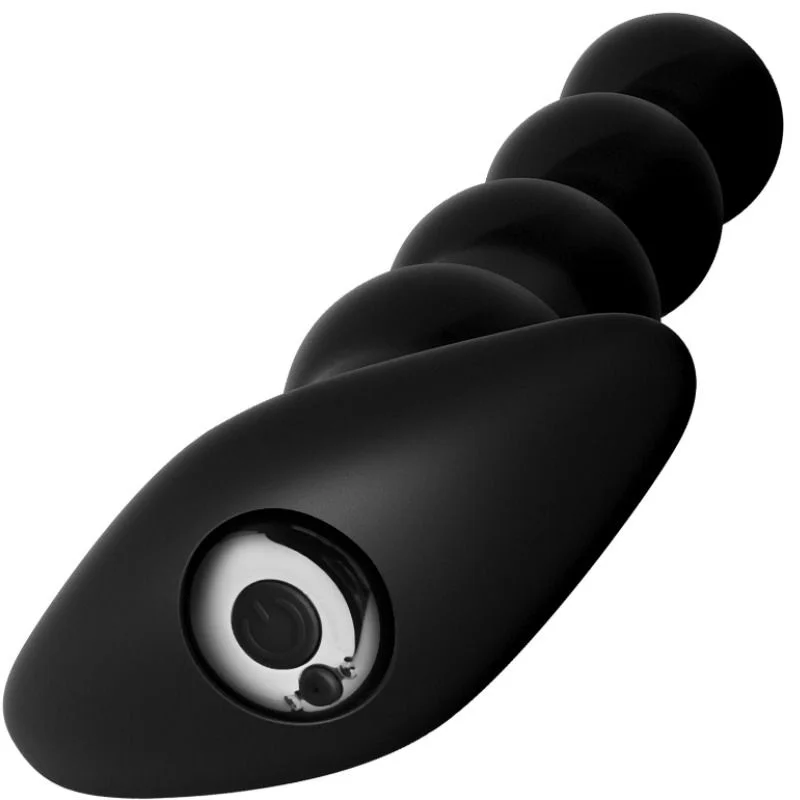 Rechargeable Vibrating Anal Beads - 14 Cm