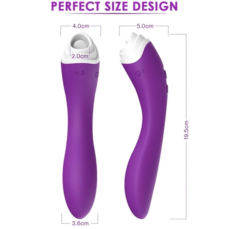 Fairyland - Licking & Vibrating Clitoral Stimulator 19 Cm - Purple product.details.thumbnail 3