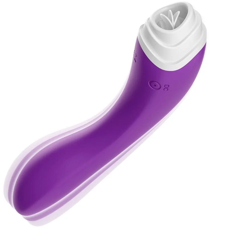 Fairyland - Licking & Vibrating Clitoral Stimulator 19 Cm - Purple