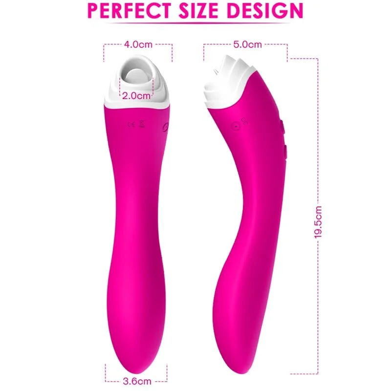 Fairyland - Licking & Vibrating Clitoral Stimulator 19 Cm - Fuchsia product.details.thumbnail 3