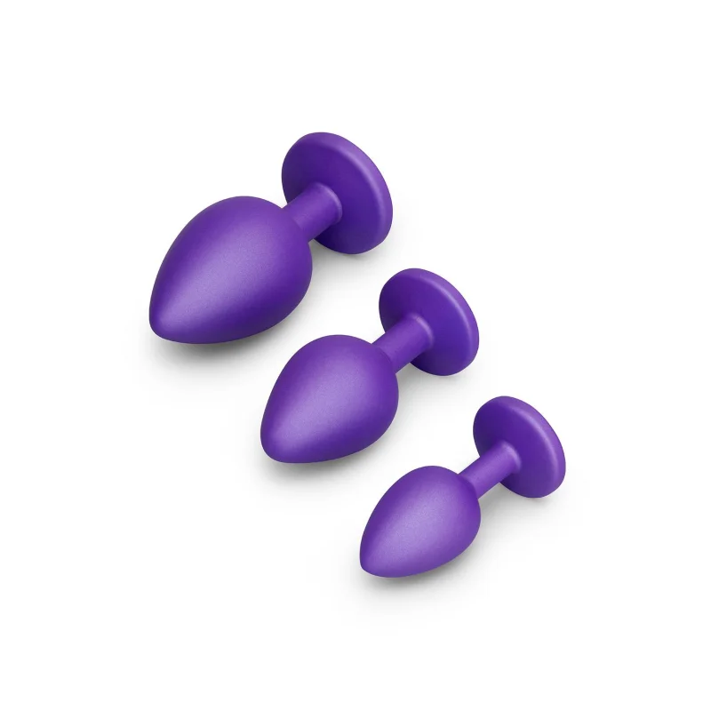 Jeweled Butties Bundle - Σετ Πρωκτικές Σφήνες Σιλικόνης 3 τεμ.