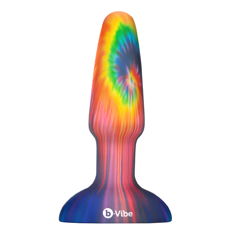 Peace & Love Tie-dye - Rotating Vibrating Butt Plug product.details.thumbnail 1