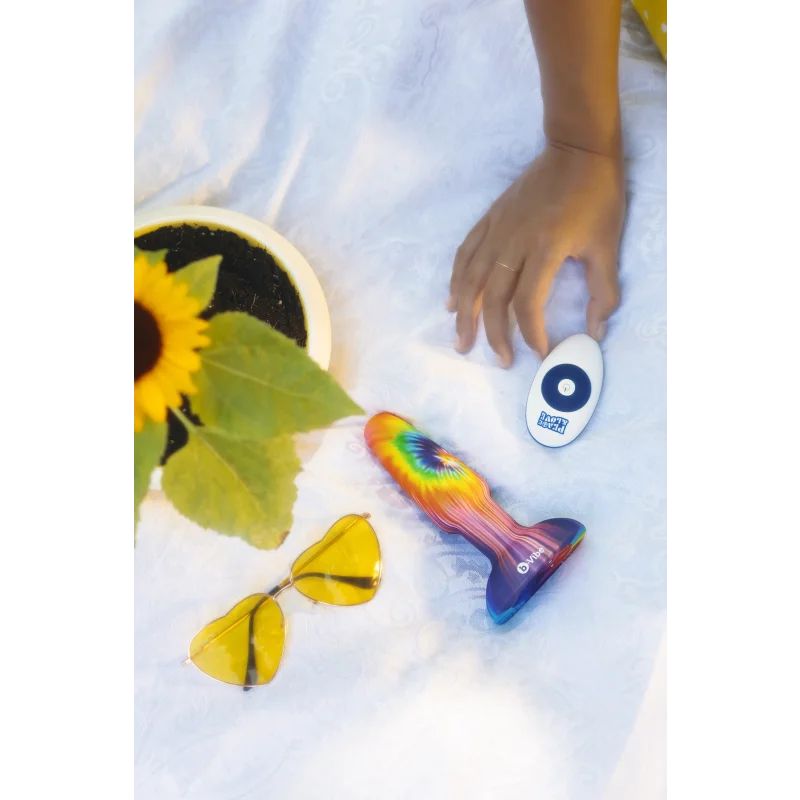 Peace & Love Tie-dye - Rotating Vibrating Butt Plug product.details.thumbnail 2