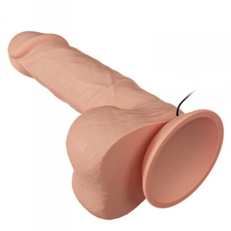 Bahamut - Realistic Vibrating Penis With Suction Cup - 22 Cm