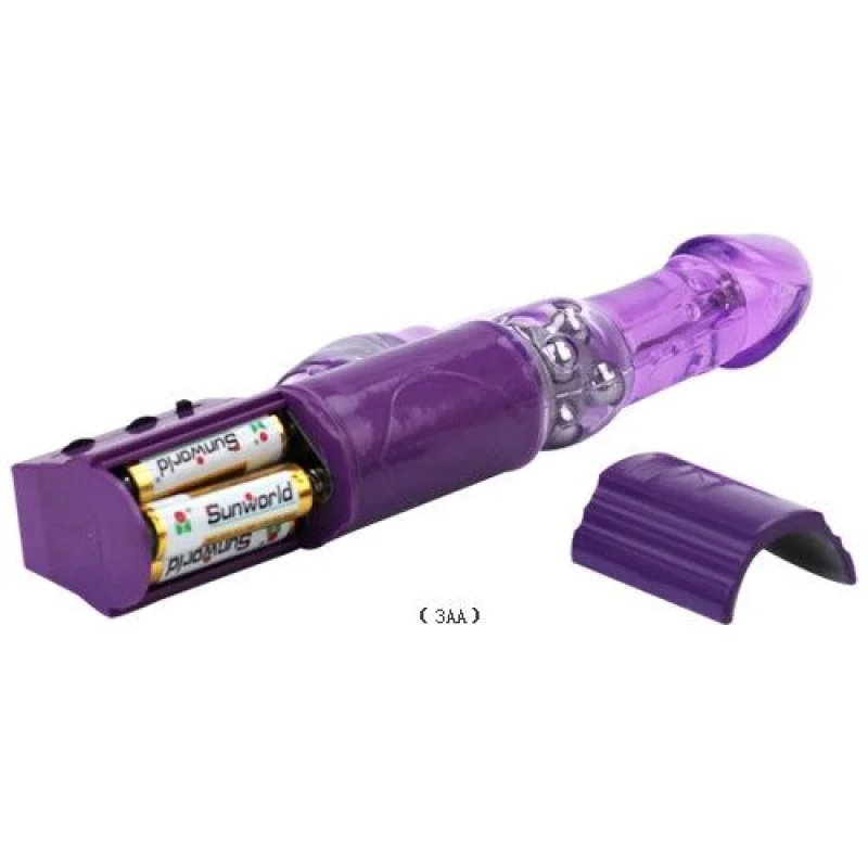 Hot Lady Ii - Rabbit Rotating Vibrator With Beads - Purple product.details.thumbnail 2