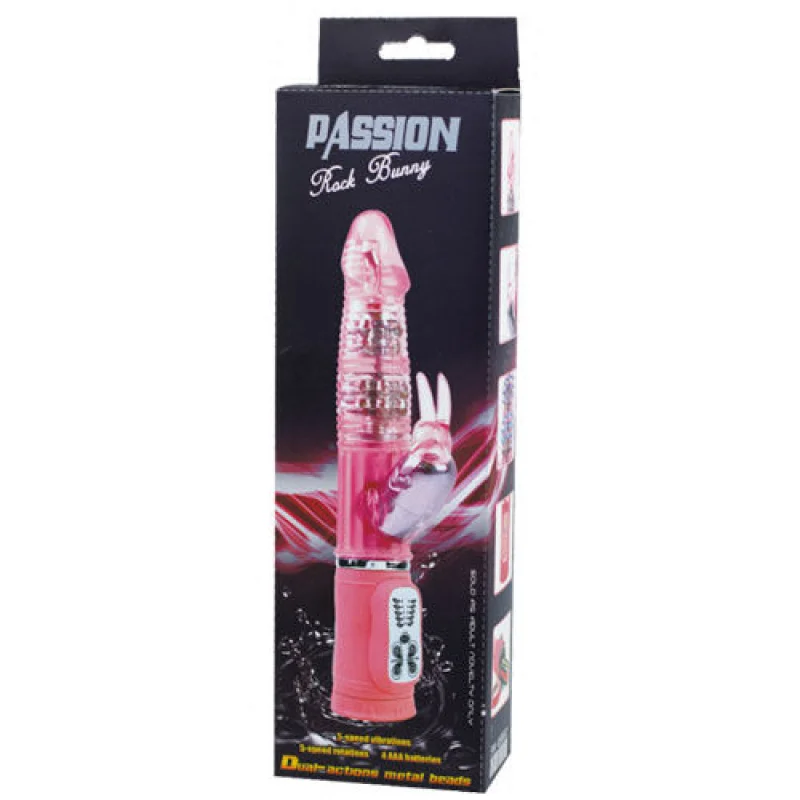 Passion Rock Bunny - Rotating Rabbit Vibrator - Pink product.details.thumbnail 4