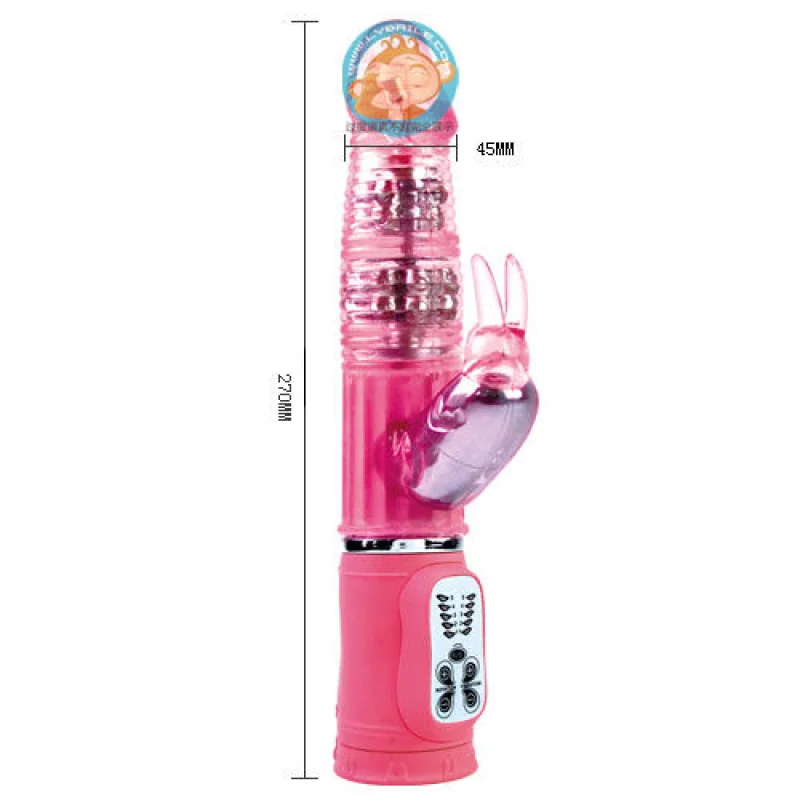 Passion Rock Bunny - Rotating Rabbit Vibrator - Pink