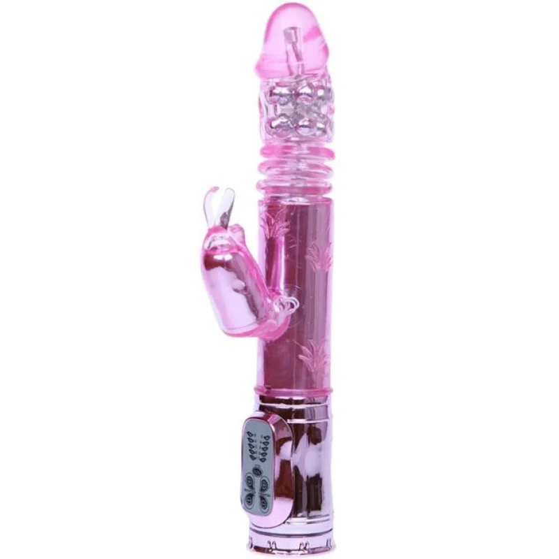 Throbbing Bunny - Rotating Rabbit Vibrator With Up & Down Motion - Pink product.details.thumbnail 2