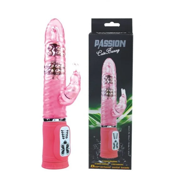 Cute Passion Bunny - Rotating Rabbit Vibrator - Pink product.details.thumbnail 4