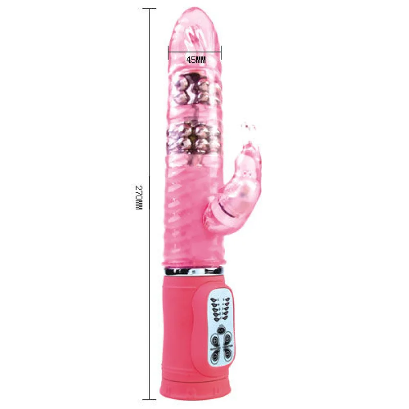 Cute Passion Bunny - Rotating Rabbit Vibrator - Pink