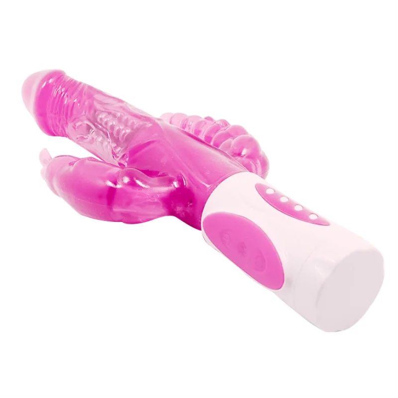 Pretty Bunny - Triple Rabbit Vibrator With Rotation - Pink product.details.thumbnail 3