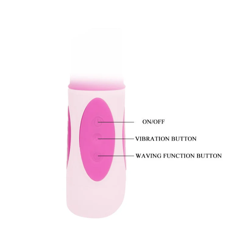 Pretty Bunny - Triple Rabbit Vibrator With Rotation - Pink product.details.thumbnail 4
