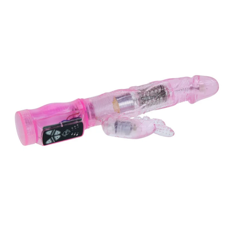 Intimate Lover - Mini Rabbit Vibrator With Rotation & Clitoral Stimulation - Pink product.details.thumbnail 2