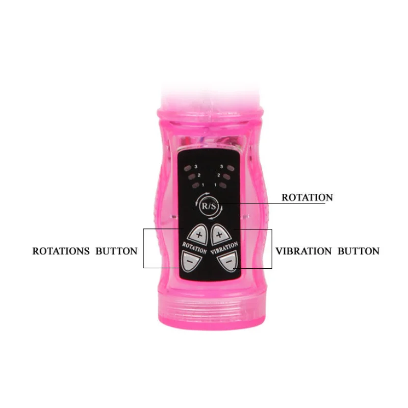 Mini Rotator - Rotating Rabbit Vibrator - Pink product.details.thumbnail 4