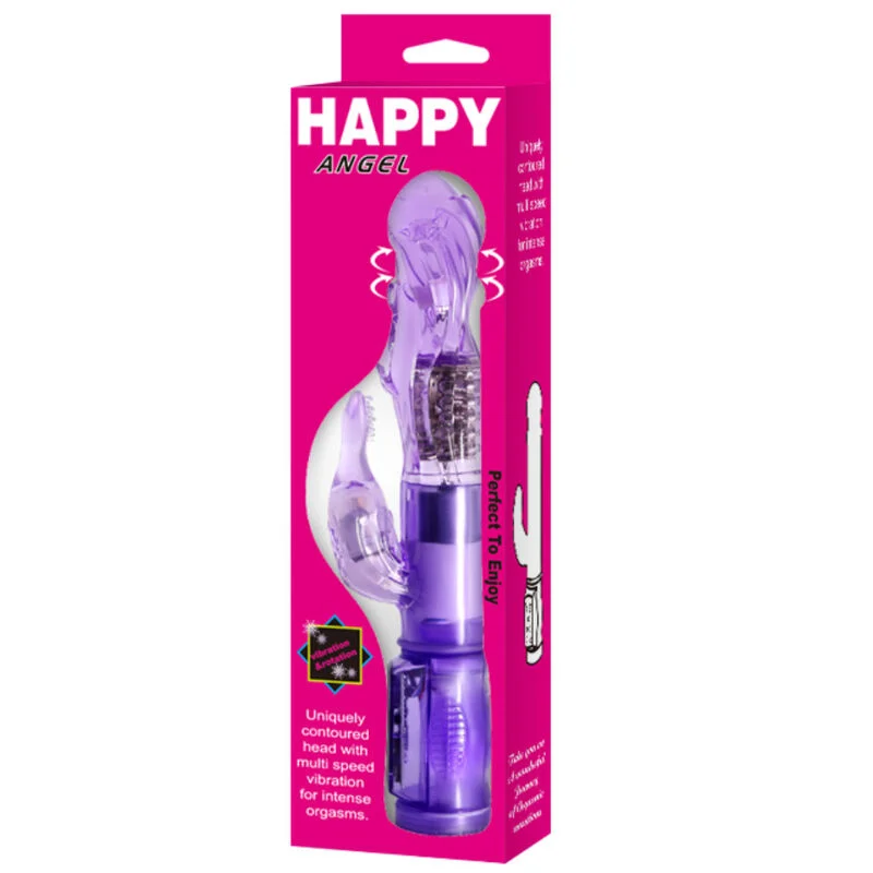 Happy Angel - Mini Rotating Rabbit Vibrator - Purple product.details.thumbnail 2