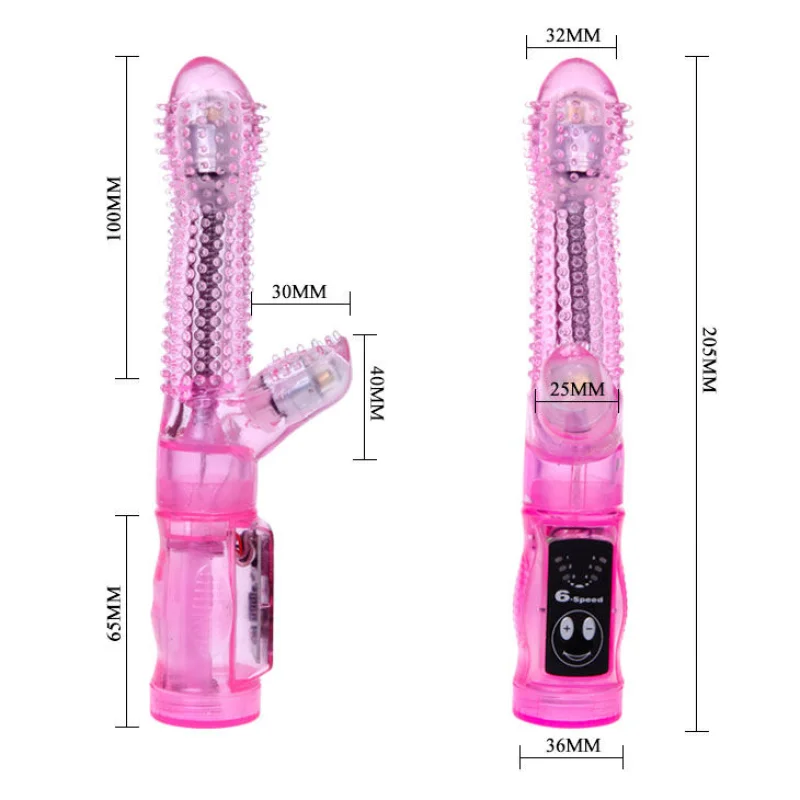 Intimate Lover Tease - Rabbit Vibrator With Clitoral Stimulator - Pink product.details.thumbnail 3