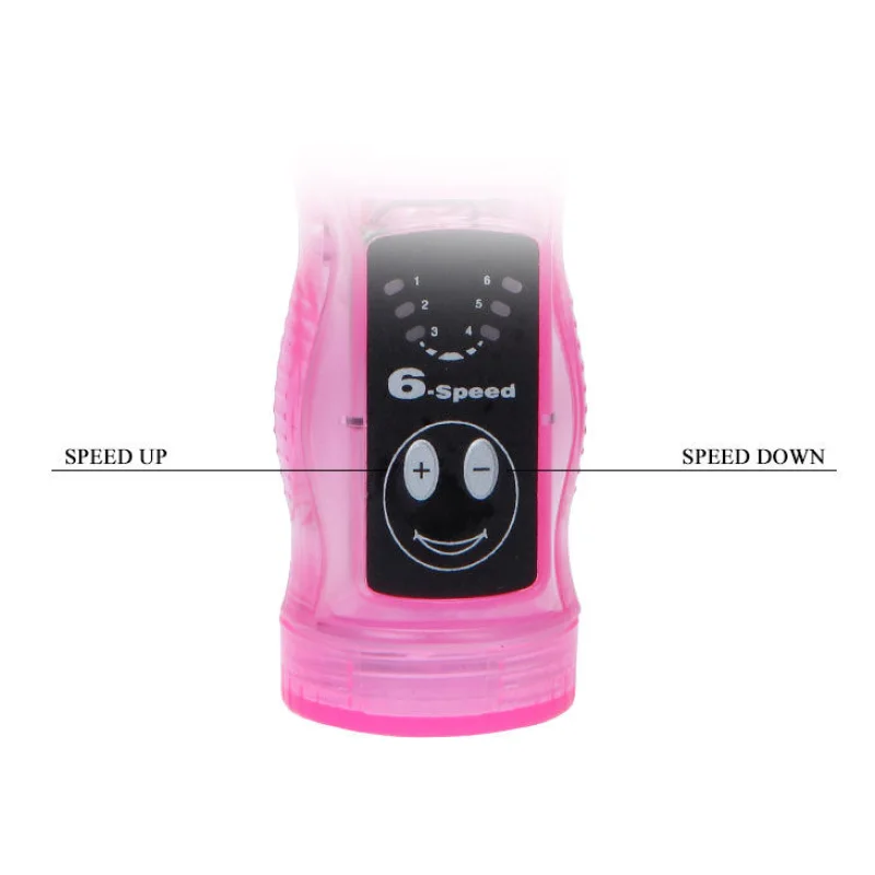 Intimate Lover Tease - Rabbit Vibrator With Clitoral Stimulator - Pink product.details.thumbnail 4