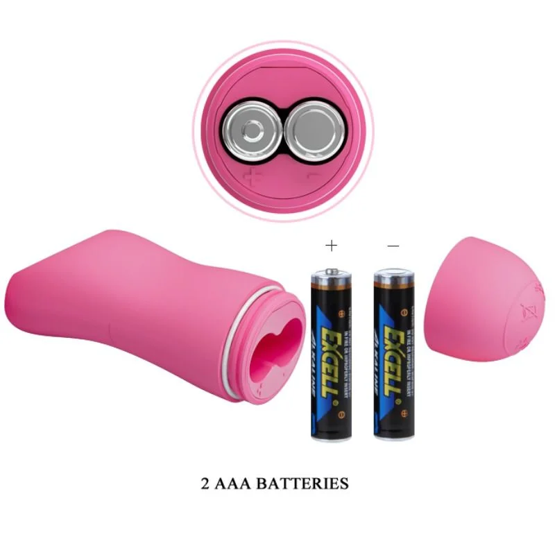 Romantic Wave - Vibrating Nipple Clamps With Electro Stimulation - Fuchsia product.details.thumbnail 4