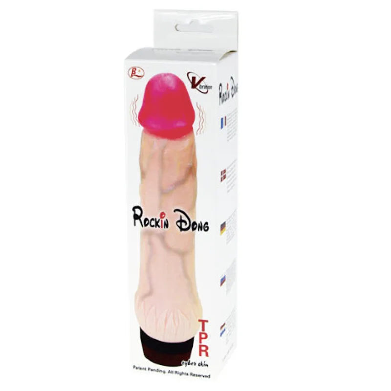 Rockin Dong - Ρεαλιστικό Cyber Skin Ii Δονούμενο Ομοίωμα Πέους - 22cm