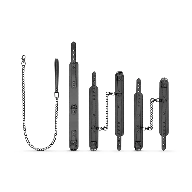 Total Restraint Complete Set - Σετ Bdsm με Περιλαίμιο, Λουρί και Δέστρες product.details.thumbnail 3