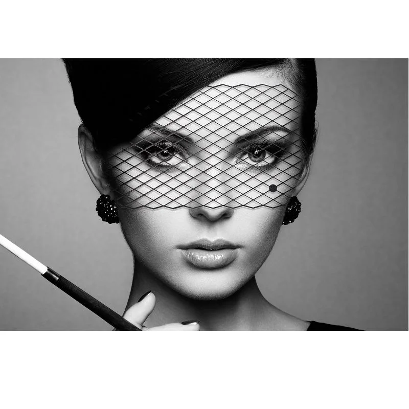 Louise - Self-adhesive Face Mask Set - 6 Pcs - Bijoux Vinyl Masks Accessories & Adornments