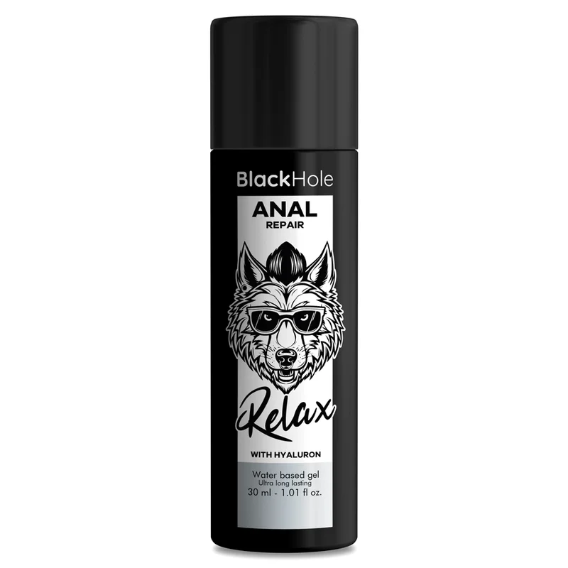 Anal Relaxing Lubricant With Hyaluronic Acid - 30ml - Black Hole