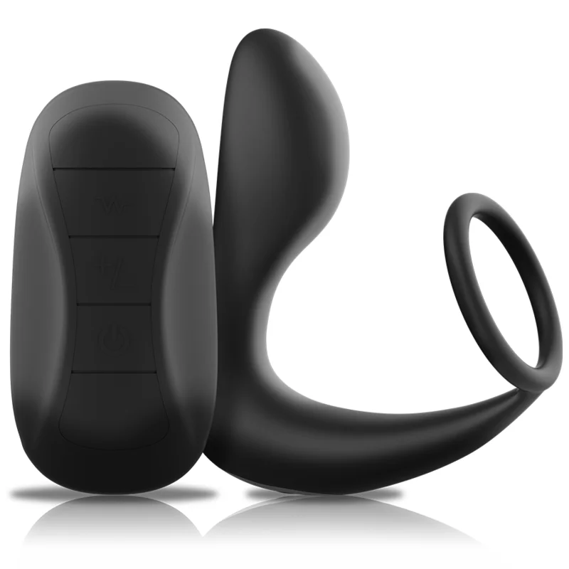 Remote Control Anal Massager – Rechargeable Silicone – Black product.details.thumbnail 4