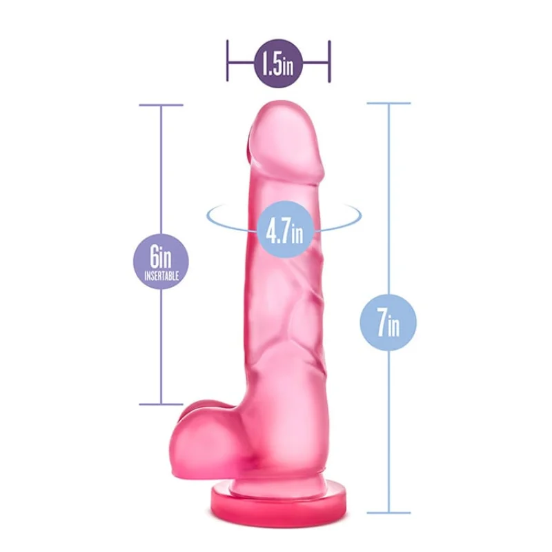 Sweet N Hard 4 - Pink Realistic Dildo With Suction Cup product.details.thumbnail 3