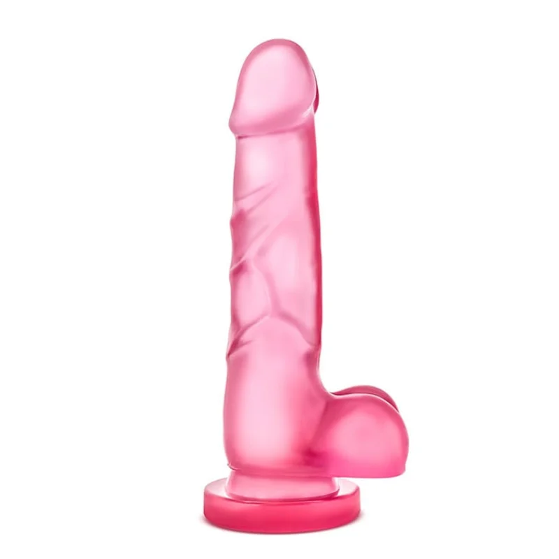Sweet N Hard 4 - Pink Realistic Dildo With Suction Cup - Blush