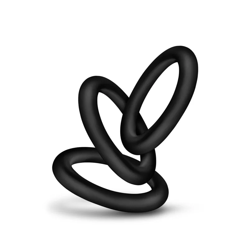 Performance Silicone Cock Rings Small Black - Enhance Stamina & Pleasure product.details.thumbnail 1