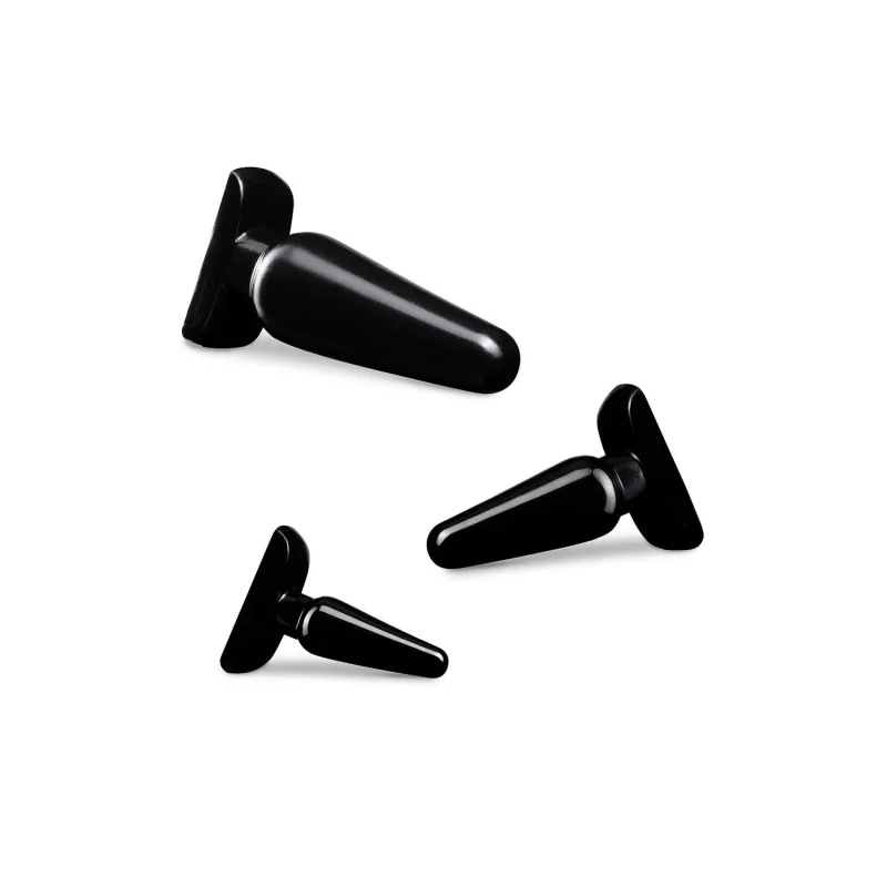 Anal Adventures Basic Plug Kit Black - Beginner To Advanced Anal Training Set product.details.thumbnail 1