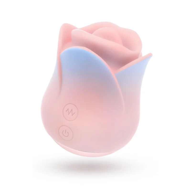 Kissing Rose - Διεγέρτης Κλειτορίδας Σιλικόνης με French Kiss - Επαναφορτιζόμενος