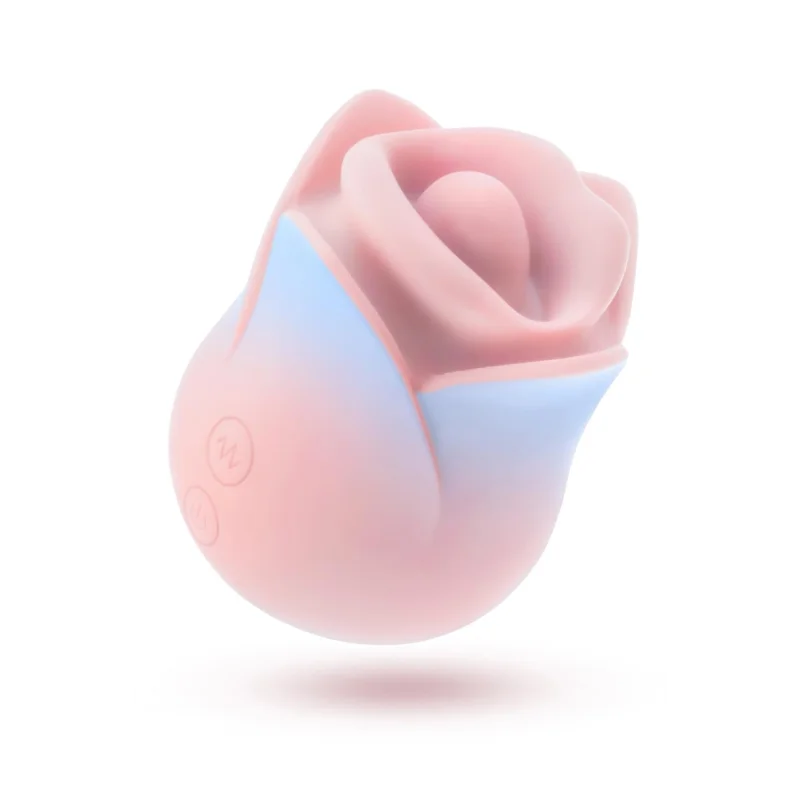 Kissing Rose - Διεγέρτης Κλειτορίδας Σιλικόνης με French Kiss - Επαναφορτιζόμενος
