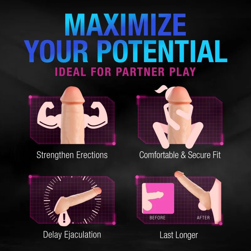 Thrive - Dual Density Silicone Penis Extender - 22 Cm product.details.thumbnail 2