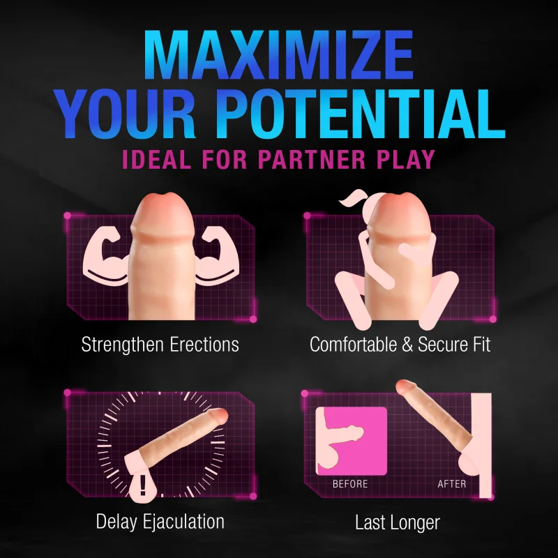 Tenacity - Dual Density Silicone Penis Extender - 21 Cm product.details.thumbnail 2