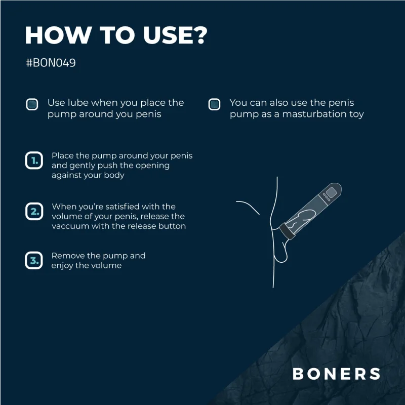 Έξυπνη Αντλία Πέους με Οθόνη Lcd