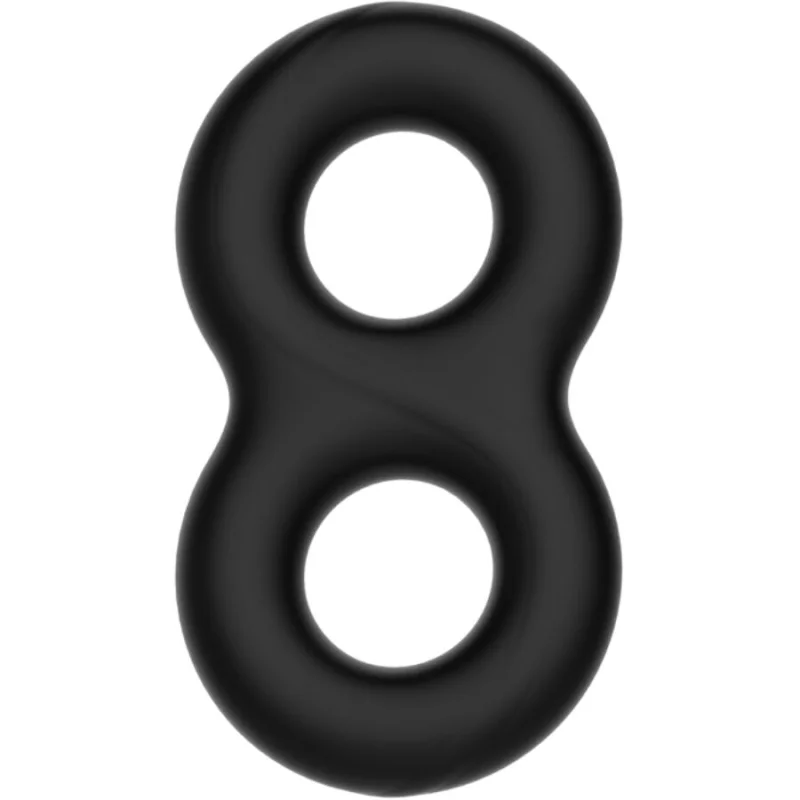 Double Infinity Silicone Ring - Δονούμενο Δαχτυλίδι Πέους
