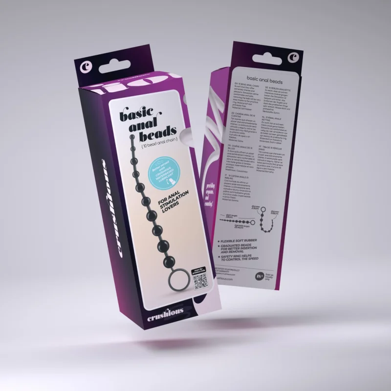 Basic Anal Beads - 10 Balls - Black product.details.thumbnail 1