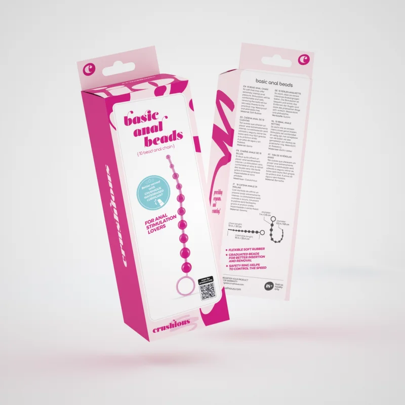 Basic Anal Beads - 10 Balls - Pink product.details.thumbnail 1