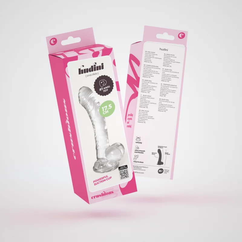 Hudini - Ρεαλιστικό Jelly Ομοίωμα - 17 Cm - Διάφανο product.details.thumbnail 1