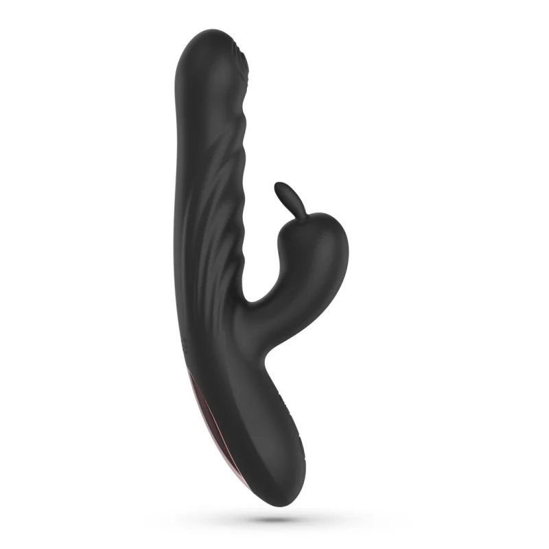 Lapin - Thrusting Rabbit Vibrator With Clitoral Ears - Black product.details.thumbnail 3