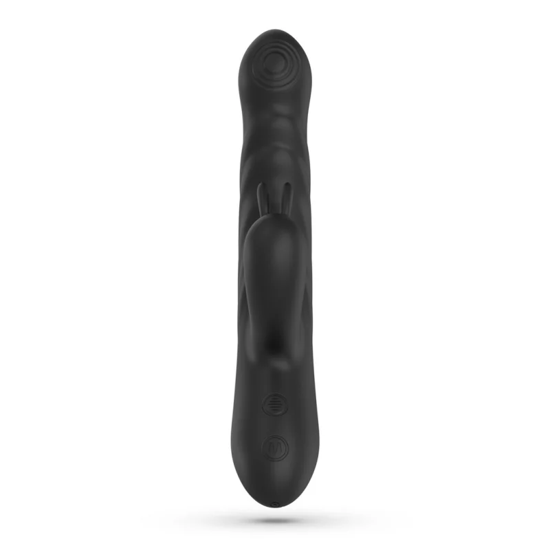 Lapin - Thrusting Rabbit Vibrator With Clitoral Ears - Black product.details.thumbnail 4