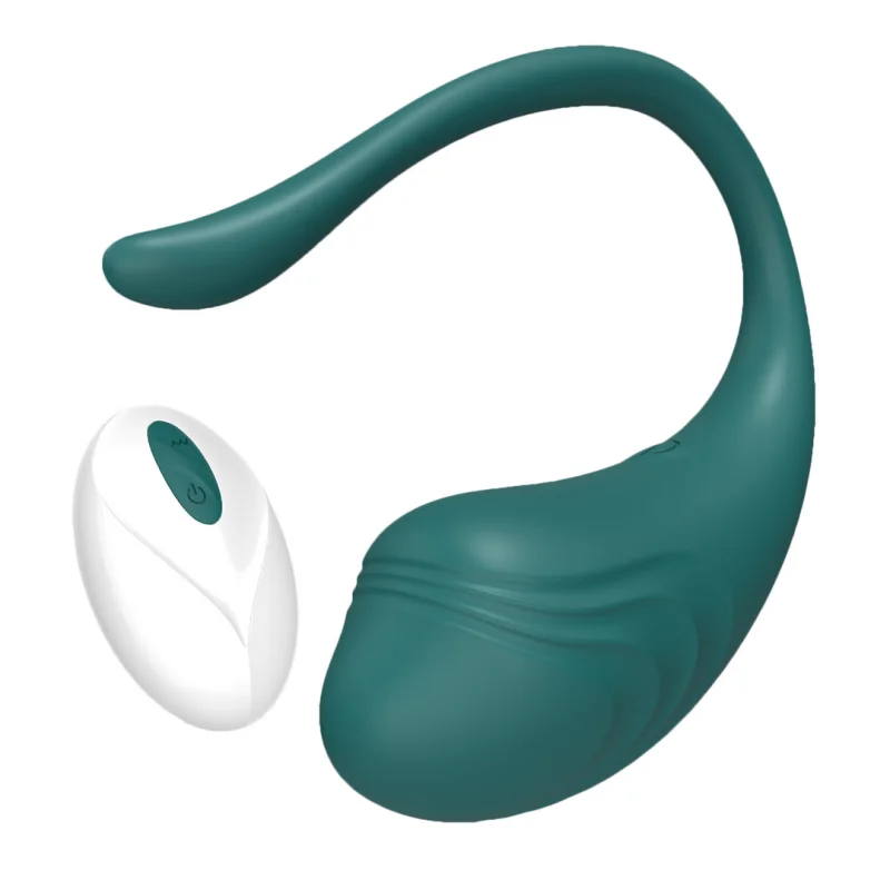Tamago - Rechargeable Vibrating Egg With Remote Control - Emerald - Crushious shop.search.results
