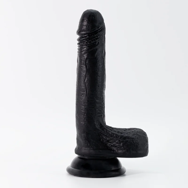 Inviktus - Liquid Silicone Realistic Dildo - 19 Cm - Black product.details.thumbnail 2