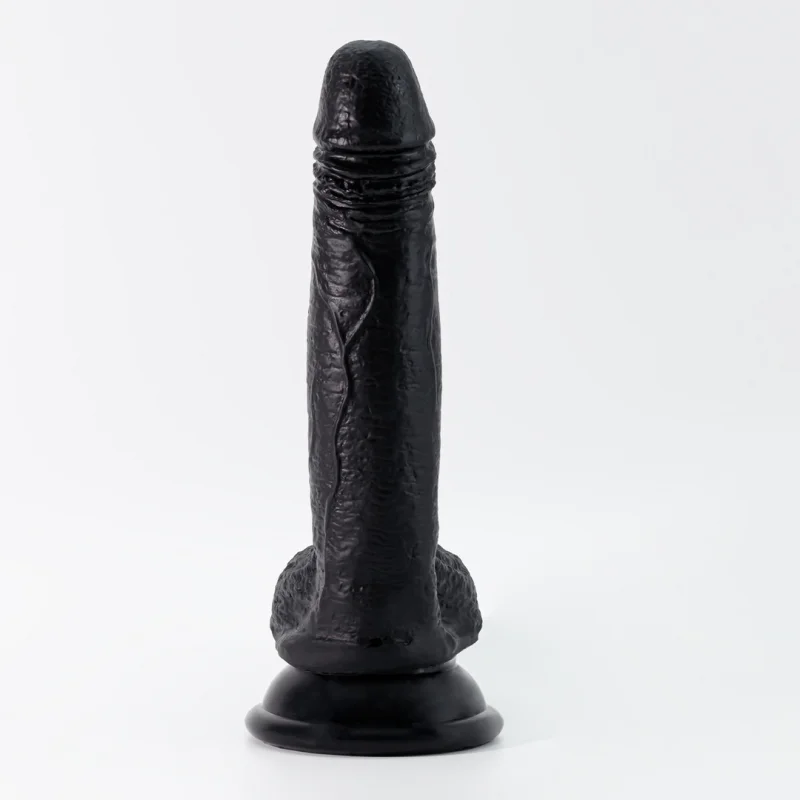 Inviktus - Liquid Silicone Realistic Dildo - 19 Cm - Black product.details.thumbnail 4